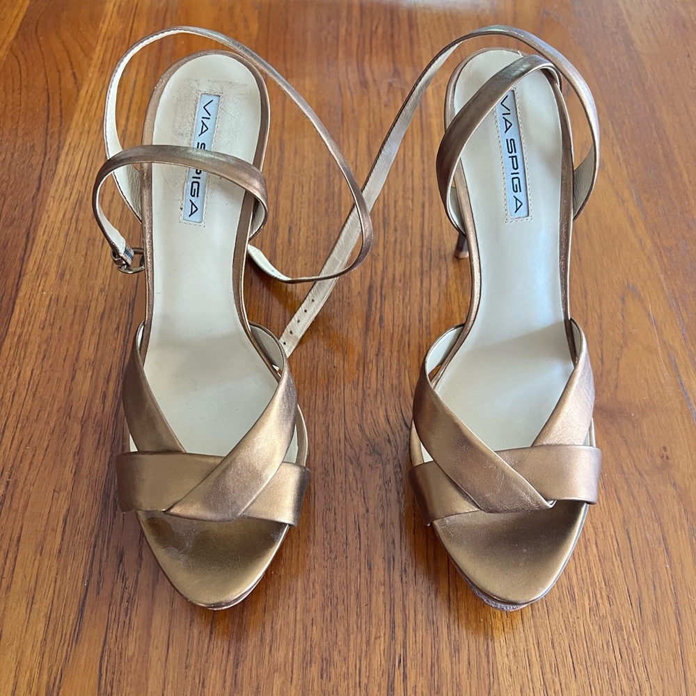 Via Spiga Bronze Stiletto 8.5